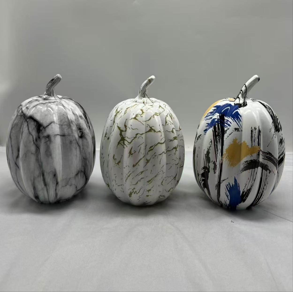 Colorful  glass pumpkin for halloween