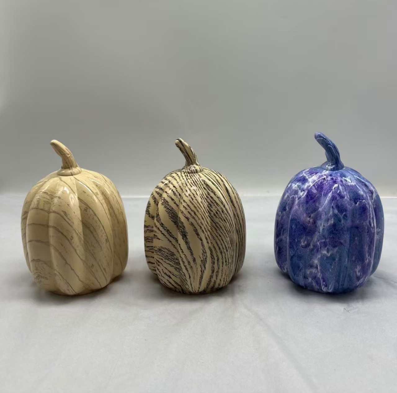 Colorful  glass pumpkin for halloween