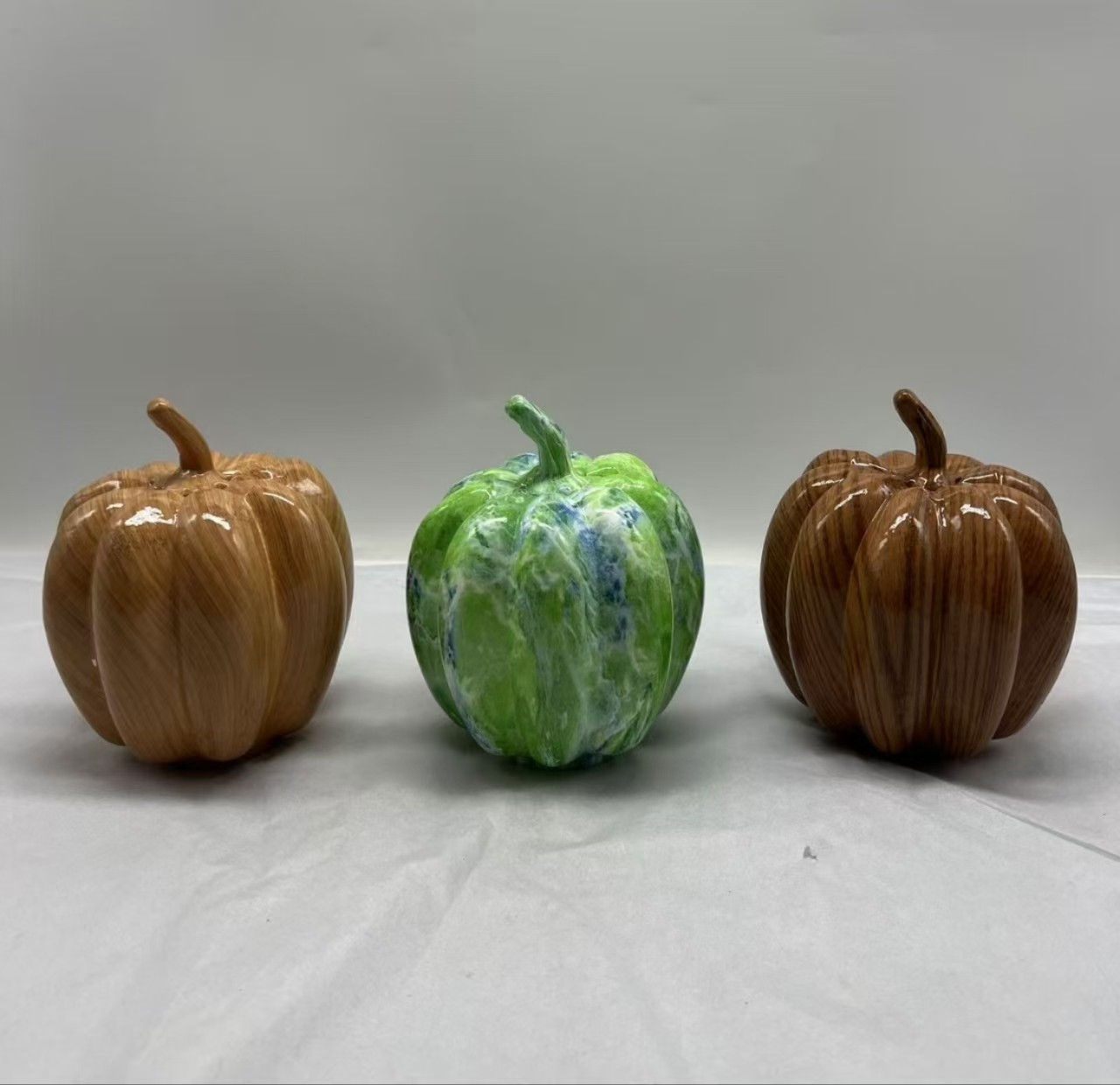 Colorful  glass pumpkin for halloween